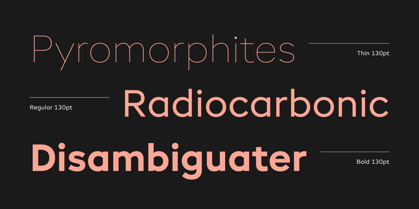 Example font BR Candor #9